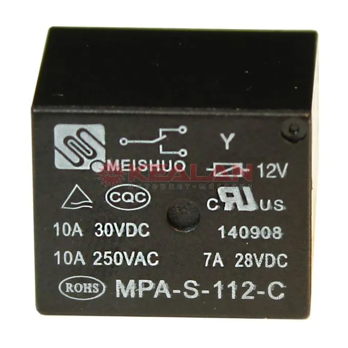 MEISHUO MPA-S-112-C реле мини, 5 контактов
