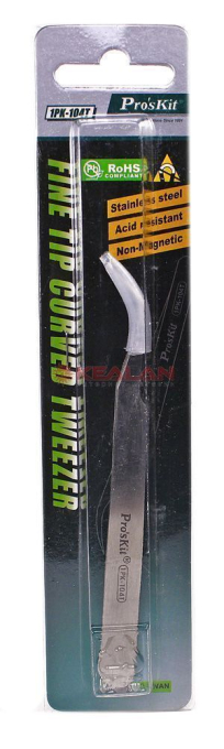 Pro'sKit 1PK-104T пинцет изогнутый, 120 мм.