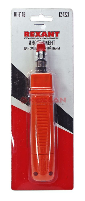 REXANT 12-4221 инструмент для заделки витой пары HT-314B, 110