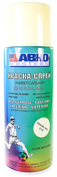 ABRO MASTERS краска-спрей, слоновая кость, 400 мл.