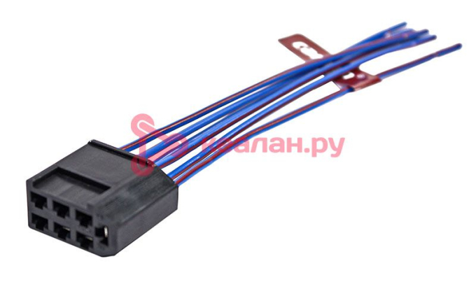 CARGEN AX34501 разъем 2108-3724359 межжгутовой 7-ми контактный гнездовой серии 2.8, с проводами 0,75