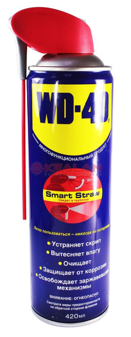 WD-40 универсальная смазка, секрет в трубочке, 420 мл.