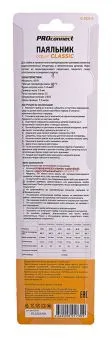 PROconnect 12-0124-4 паяльник с керамическим нагревателем, долговечное жало, 230В, 60Вт