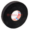 tesa 51608 fleece флисовая изоляционная лента профессиональная, черная, 0,23 мм, 19 мм, 25 м.