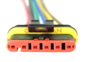 AUTOFIX WC-6P-F коннектор влагозащищенный "МАМА", 6 pin