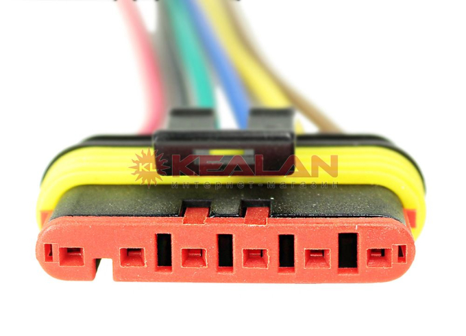 AUTOFIX WC-6P-F коннектор влагозащищенный "МАМА", 6 pin