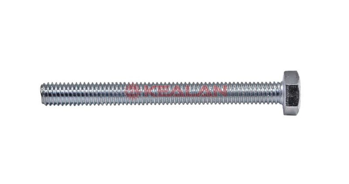 MixOne. болт с полной резьбой 6х60, шестигранная головка, оцинкованный, DIN933, ГОСТ 7798-70