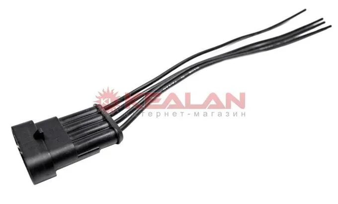 TITAN WH-4P-M коннектор влагозащищенный "ПАПА", 4 pin