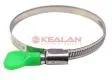 KVP 60-80/9 W2 хомут червячный с ключом, нержавеющая сталь