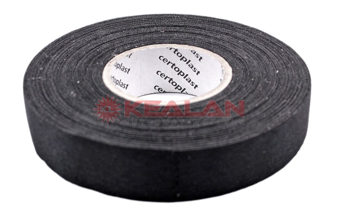 Coroplast certoplast 525 изолента тканевая, без ворса, 0,25 мм, 19 мм, 25 м.
