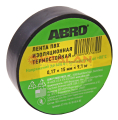 ABRO ET-914-15-10-BLK-RE изолента термостойкая, черная, 15 мм, 9 м.