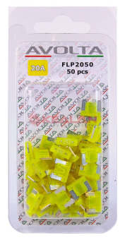 AVOLTA MINI LOW PROFILE 20А автомобильный предохранитель, 50 шт.