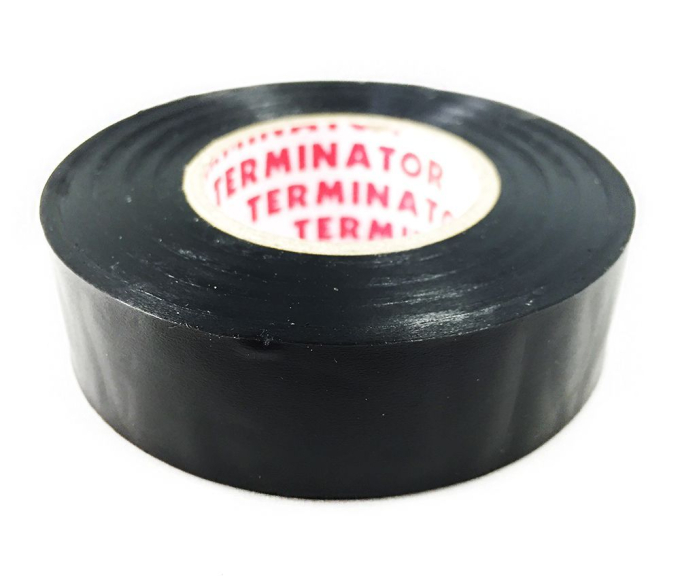 Terminator IZ 1920S изолента черная ПВХ, автомобильная, 0,13 мм, 19 мм, 20 м.