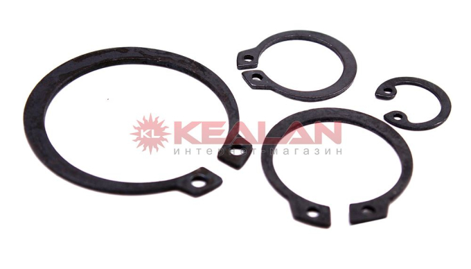 МАЯКАВТО набор стопорных шайб SNAP RING, размеры 2-32 мм, в кейсе 225 шт.