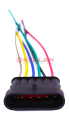 AUTOFIX WC-6P-M коннектор влагозащищенный "ПАПА", 6 pin
