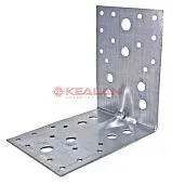 MIxOne. крепежный уголок усиленный, оцинкованный 130х130х100, 1 шт.