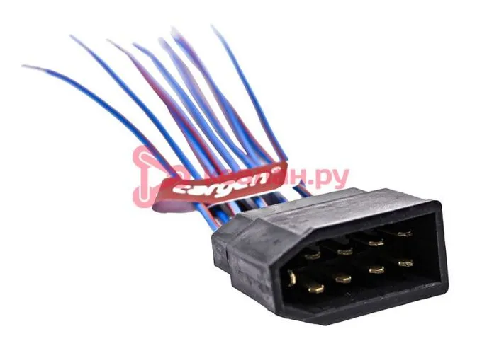 CARGEN AX34602 разъем 2108-3724362 межжгутовой 9-ти контактный штыревой серии 2.8, с проводами 0,75 