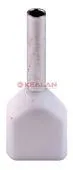 КВТ НШВИ2 0.5-8 наконечники штыревые втулочные изолированные, 100 шт.