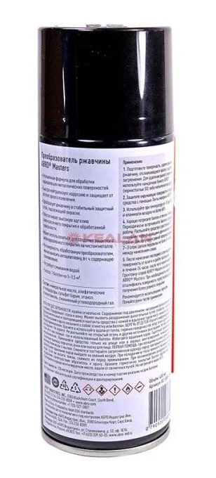 ABRO MASTERS RC-1000-AM-RE преобразователь ржавчины, 450 мл.