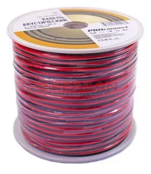 PROconnect 01-6103-6 акустический кабель, красно-черный, 2x0,5 мм², 100 м.