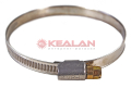 KVP 60-80/9 W2 хомут червячный, нержавеющая сталь