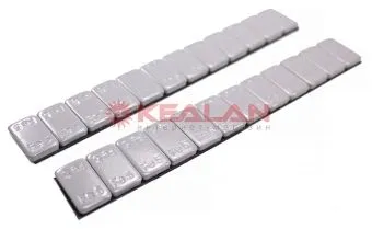 TECH K095 стальные самоклеящиеся серые грузики, 12 х 5 г, 60 г, 50 шт.