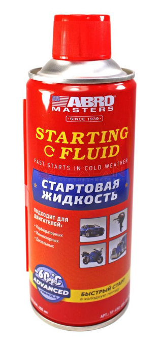 ABRO MASTERS SF-650-400-AM-RE стартовая жидкость, 400 мл.