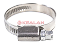 Картинка KVP 25-40/9 W2 хомут червячный, нержавеющая сталь от интернет-магазина кеалан.ру