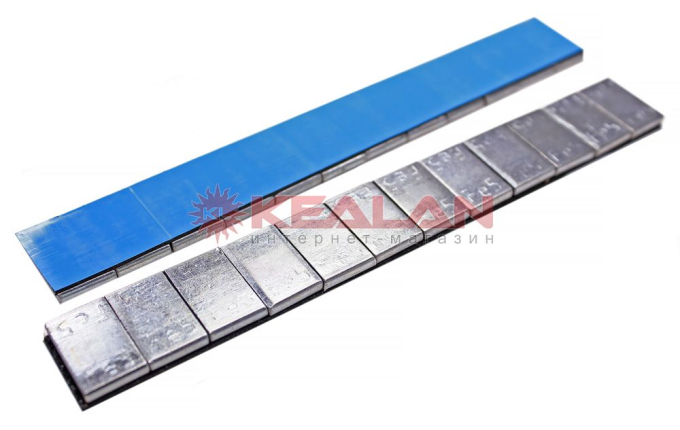 TECH K083 стальные самоклеящиеся грузики, 12 х 5 г, 60 г, 50 шт.