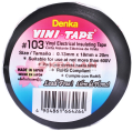 Denka Vini Tape Лента изоляционная, черная, 18 мм, 20 м.