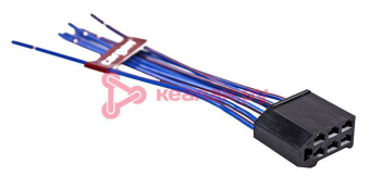 CARGEN AX34501 разъем 2108-3724359 межжгутовой 7-ми контактный гнездовой серии 2.8, с проводами 0,75