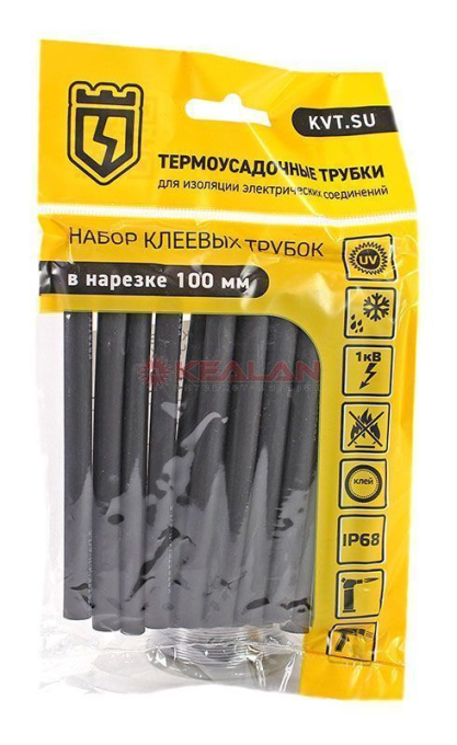 КВТ набор термоусадочных трубок Квадро 6/1.5