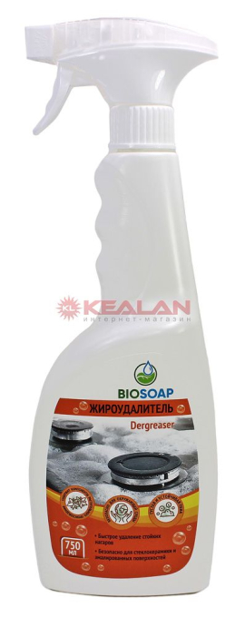 BIOSOAP жироудалитель, триггер, 750 мл.