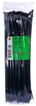 Fortisflex 300x3,5B стяжки кабельные, черные, 100 шт.
