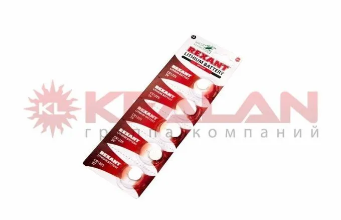 REXANT CR1225 литиевая батарейка