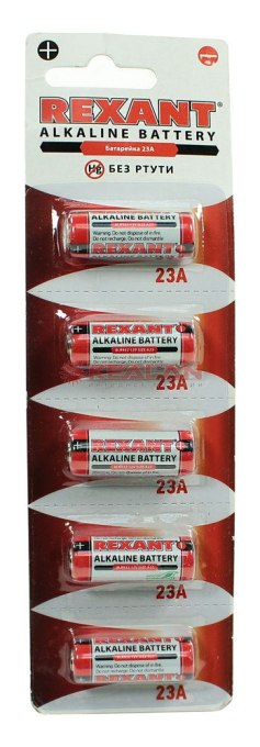 REXANT 23A алкалиновая батарейка