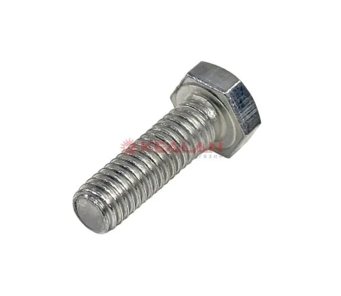 MixOne. болт с полной резьбой 6х20, шестигранная головка, оцинкованный, DIN933, ГОСТ 7798-70