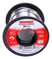 REXANT 09-3121 припой без канифоли ПОС-61, 1 мм, 100 г.