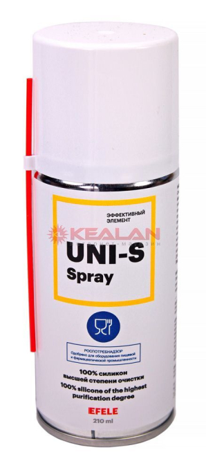 EFELE UNI-S SPRAY силикон высшей степени очистки, 210 мл.