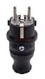 REXANT 111-001 вилка прямая влагозащищенная, c/з, 16 А, IP44, каучук REXANT 111-001 вилка прямая влагозащищенная, c/з, 16 А, IP44, каучук