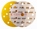 Картинка 3M™ 50445 255P+ круг абразивный, золотой, 15 отверстий, Р120, 150 мм. от интентернет-магазина КЕАЛАН
