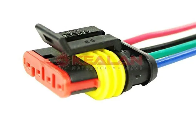 AUTOFIX WC-4P-F коннектор влагозащищенный "МАМА", 4 pin