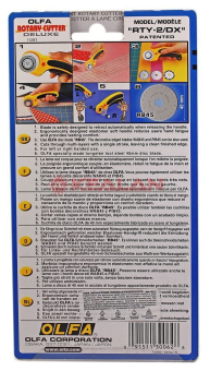 OLFA OL-RTY-2/DX нож с круговым лезвием, с пистолетной рукояткой, фиксатор, 45 мм.