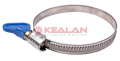 KVP 50-70/9 W2 хомут червячный с ключом, нержавеющая сталь