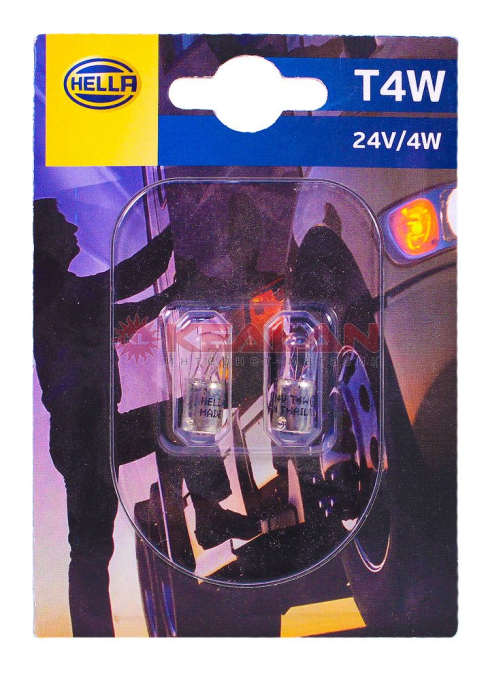HELLA T4W 24V автомобильная лампа
