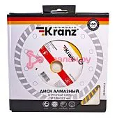 KRANZ KR-90-0123 диск алмазный отрезной Turbo 180x22,2x2,4x10мм.