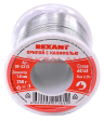 REXANT 09-3313 припой с канифолью ПОС-61, 1 мм, 250 г. REXANT 09-3313 припой с канифолью ПОС-61, 1 мм, 250 г.