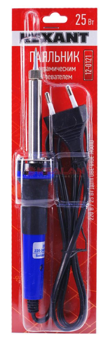 REXANT 12-0121 паяльник с керамическим нагревателем, 25Вт