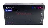 MEDIOK Space нитриловые перчатки, черные, размер S, 100 шт.
