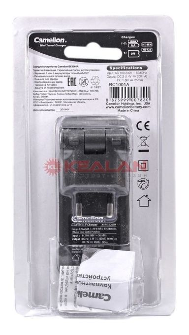 Camelion BC-1001A зарядное устройство для батареек AA/AAA 
